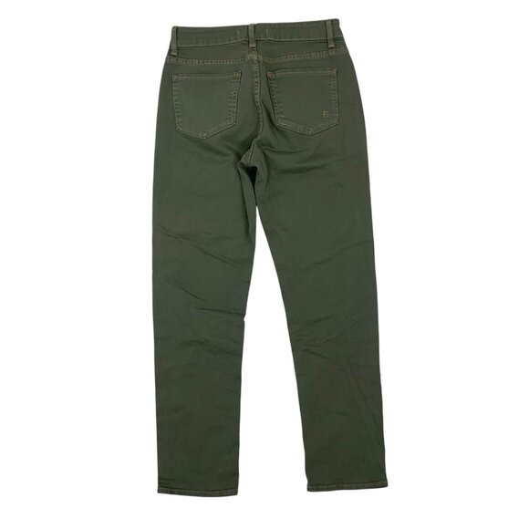 Fidelity Jeans Men 27 Green High Rise Slim Straight Casual Workwear - Picture 4 of 8
